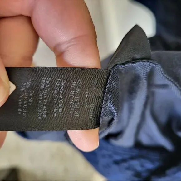 Rag & Bone Quilted Self Tie Liner Coat - /Navy Size S Jackets & Coats